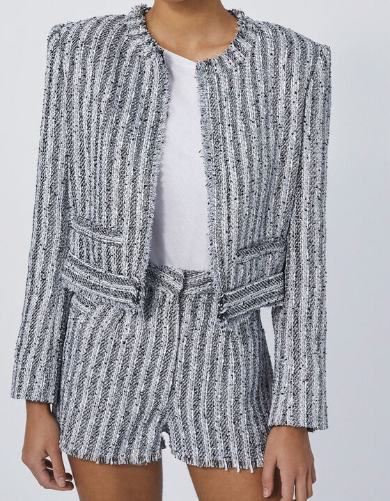 HAKILO LUREX TWEED JACKET